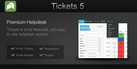 اسکریپت حرفه ای پشتیبانی Tickets نسخه 5.2